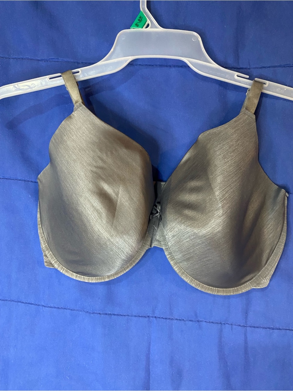 Secret Treasures Smooth Moulded Underwire Bra - Charcoal Gray